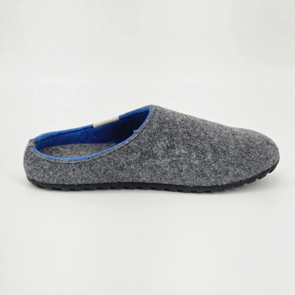 Gumbies Outback Felt Mule Slipper Shoe Gorpcore Cabin Mens 9 Womens 10 Comfort